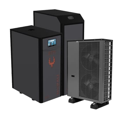 Woody Phoenix Hybrid system - 14kW, 100mm, 93,1%, A+++