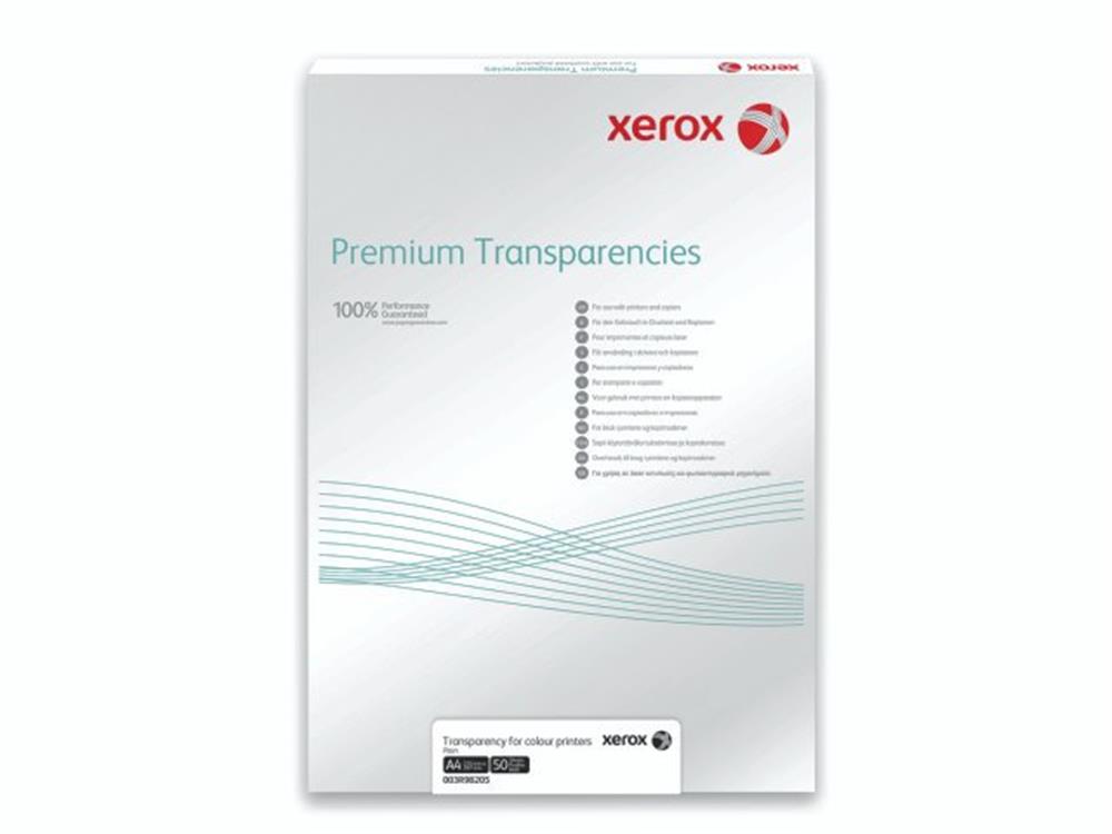Xerox Transparency Overhead Film - A4, Transparent, 50PCS