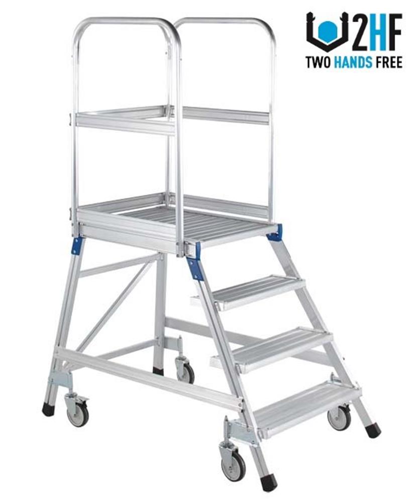 Zarges 41972 Platform Step Ladder - 2.95M, 0.96M, 4PCS, Yes