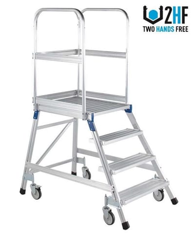 Zarges 41972 Platform Step Ladder - 2.95M, 0.96M, 4PCS, Yes