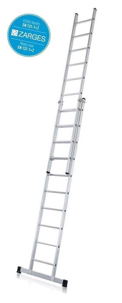 Zarges Prof 40248 Sliding Ladder 2-Section - 3M, 6.09M, 2 x 12PCS