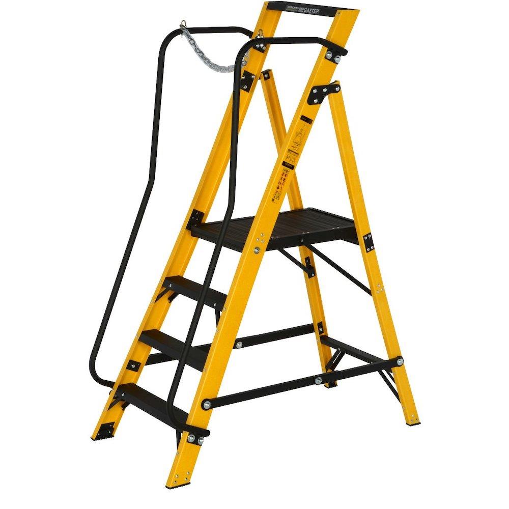 Zarges Safemaster Efamix S Platform Ladder - 1.91M, 0.85M, 4PCS, Yes