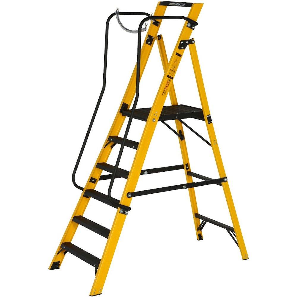Zarges Safemaster Efamix S Platform Ladder - 2.38M, 1.27M, 6PCS, Yes