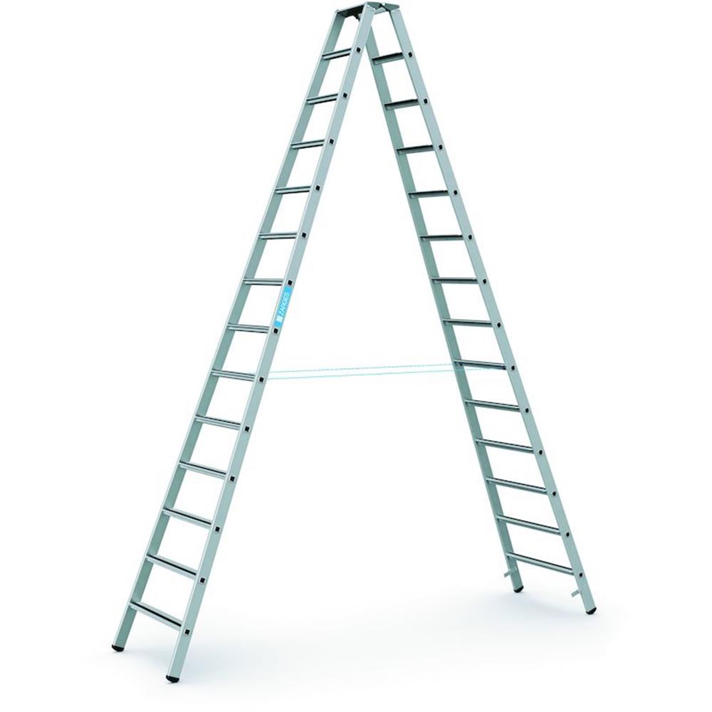 Zarges Saferstep B Viennese Ladder - 2X14PCS, 3.95M