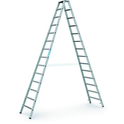 Zarges Saferstep B Viennese Ladder - 2X14PCS, 3.95M