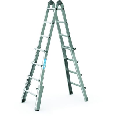 Zarges Variomax V Combination Ladder with support legs - 2.97M, 4 x 3PCS