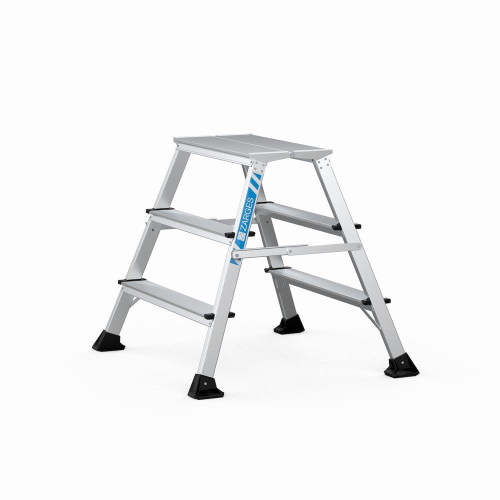 Zarges Xlstep P Work Stand - 2 x 3PCS, 600 x 300, 0.74M, Yes