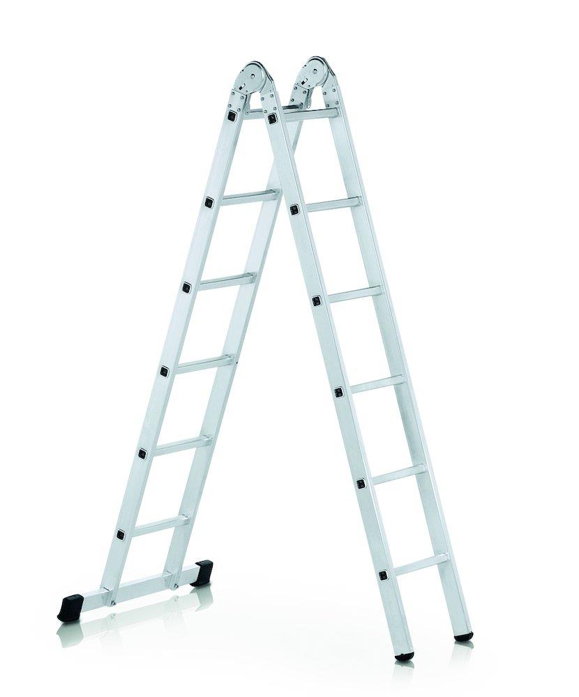 Zarges Z 600 Combination Ladder - 4.7M, 2 x 8PCS