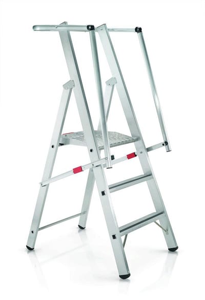 Zarges ZAP Neo S Platform Step Ladder - 1.93M, 0.74M, 3PCS, Yes