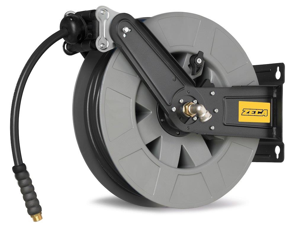 Zeca 8406 Hose reel with rubber hose - Water, air, 20M, 3/8"