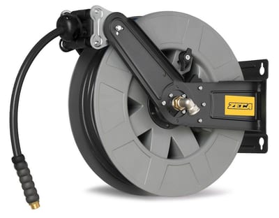 Zeca 8406 Hose reel with rubber hose - Water, air, 20M, 3/8"