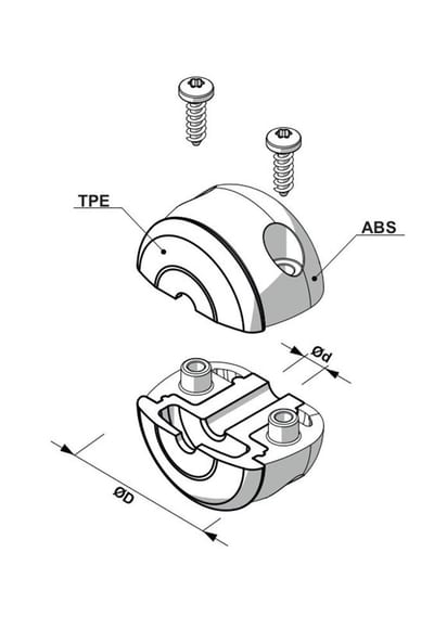 Zeca 944/5 Hose stop - 25 - 26mm
