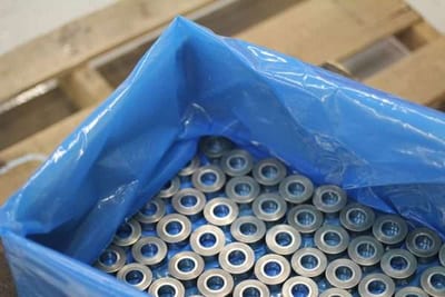 Zerust ICT510-C VCI Reclosable Zipper Poly Bag, 3 in × 5 in, 4 mil multimetal (blue) — 050-M-00006, case of 1000