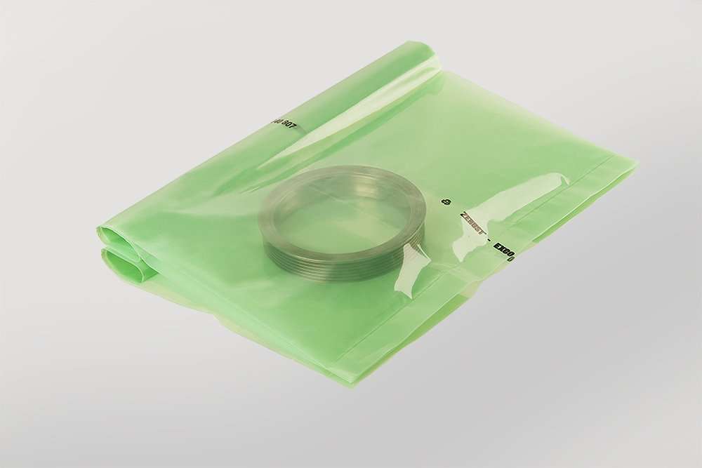 Zerust ICT510-C VCI Flat Poly Bag, 4 in × 6 in, 4 mil multimetal (green) — 025-M-00167, case of 1000