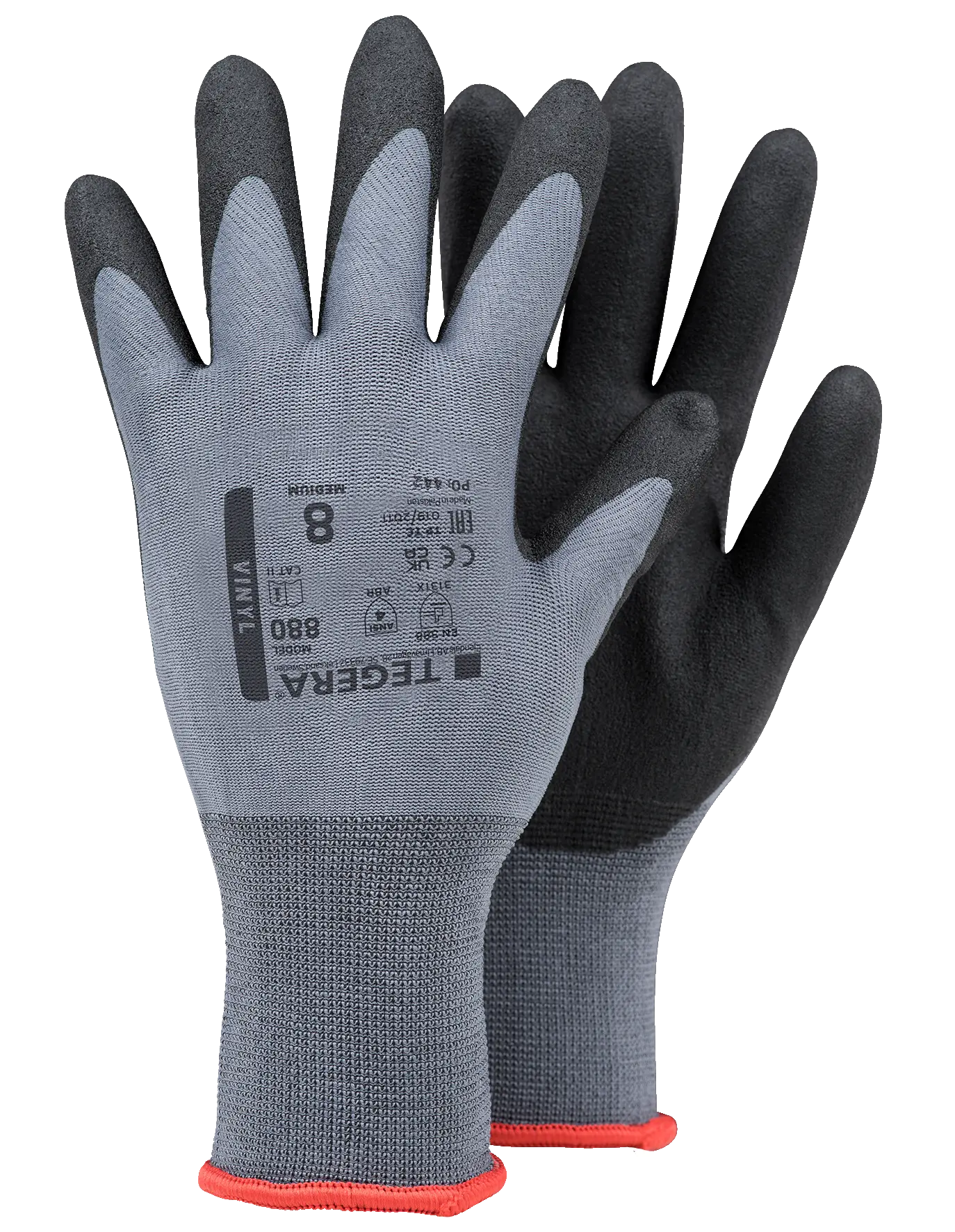 Tegera 880 Synthetic PVC-Dipped Nylon Glove Size 11